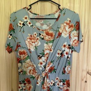 Summer MIDI Dress Floral Modest